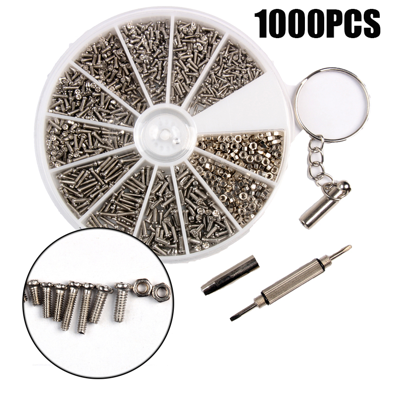Micro Screwdriver Kit - 1000 Pcs/lot M1-M1.6 Vis En Acier