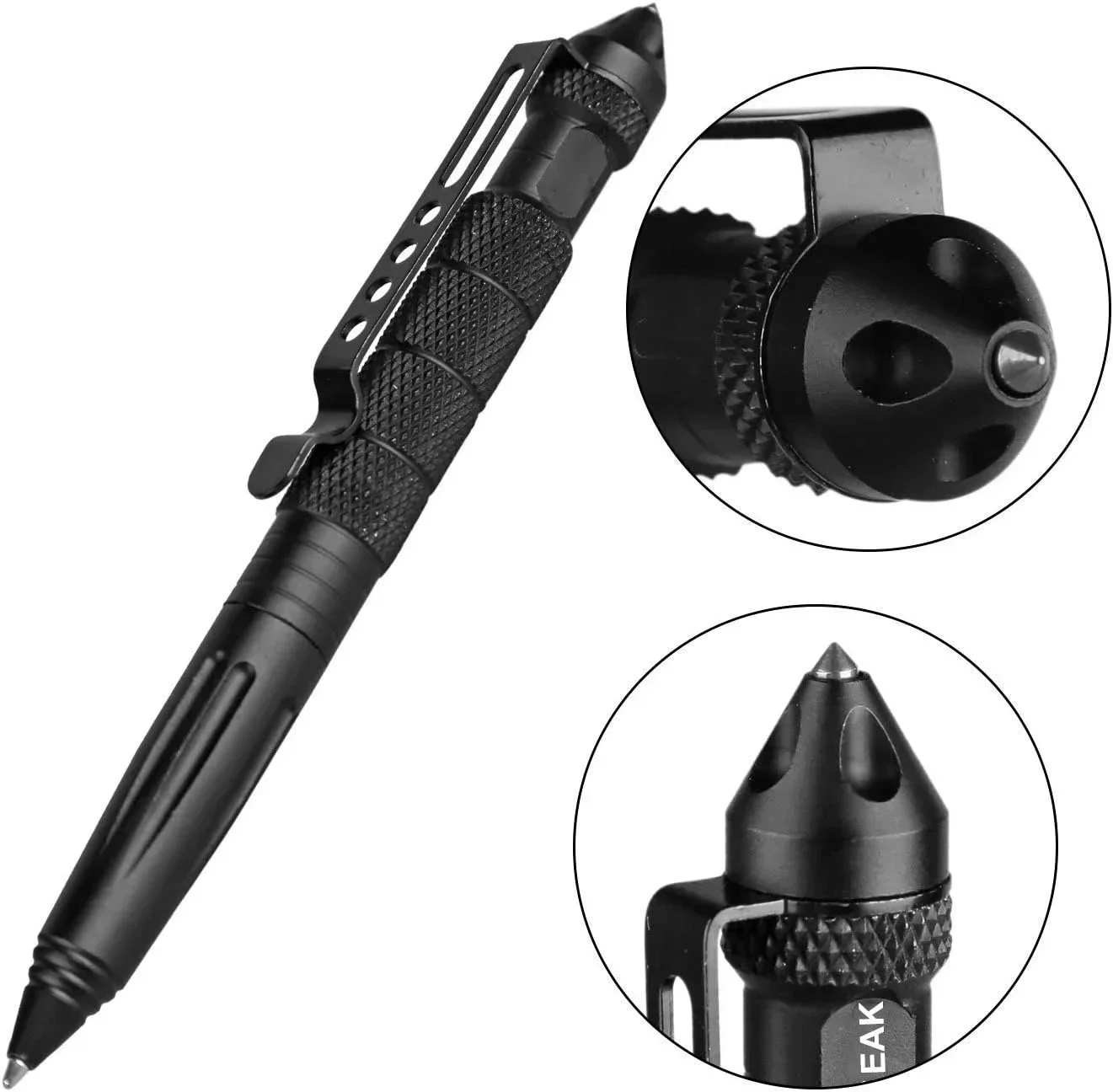 Pen Tactical Glass - Stylo tactique multifonctionnel, outil de survie