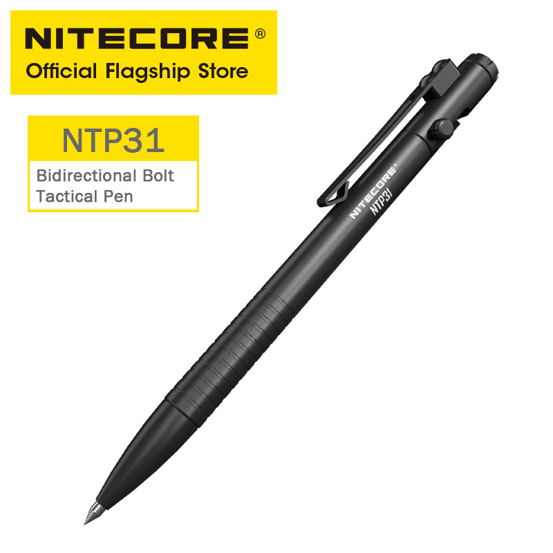 Pen Tactical Glass - Nitecore NTP31 CNC stylo tactique d'action