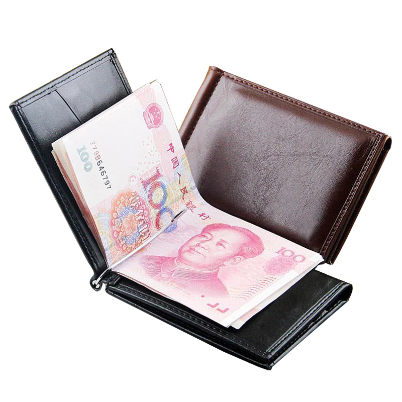 Money Clip Magnetic - Pince à billets en cuir pour