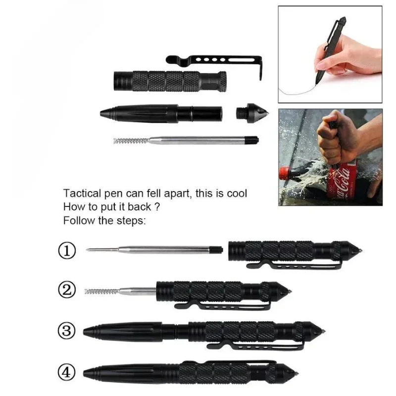 Stylo tactique multifonctionne - Pen Tactical Glass avis et prix