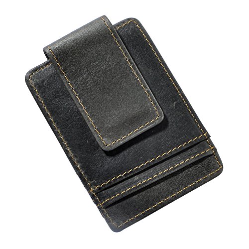 Portefeuille en cuir véritable - Money Clip Magnetic avis et prix