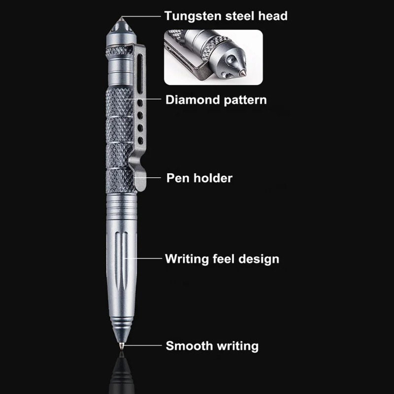 Stylo tactique militaire en al - Pen Tactical Glass avis et prix