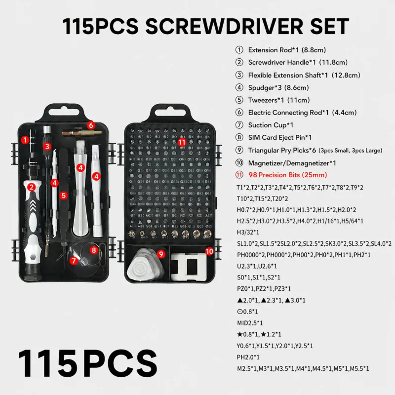 Kit de tournevis magnétique po - Micro Screwdriver Kit avis et prix