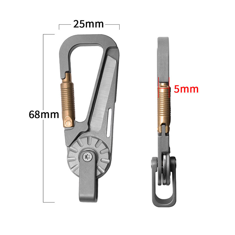 Porte-clés de voiture en allia - Edc Carry Essentials avis et prix